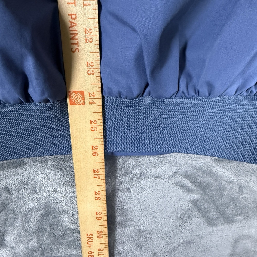 Members Only Mens Iconic Racer Jacket Blue Vintage 44L Full Zip Epaulettes - Picture 8 of 14